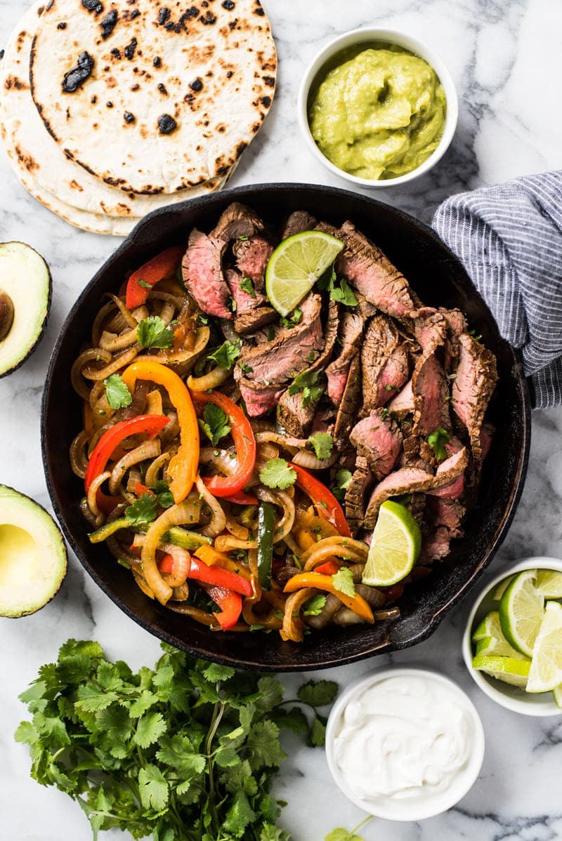 Traditional Fajitas at L Mil Amores